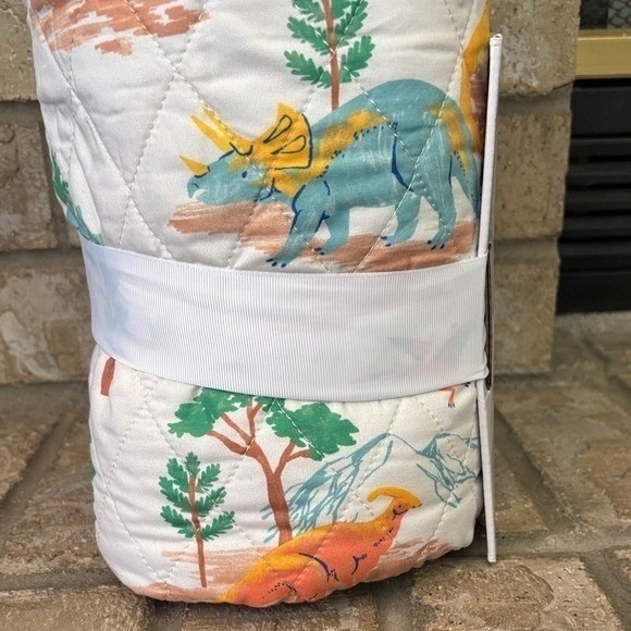The Big One Kids Dinosaur 2 Piece Reversible Quilt Set Twin/ Twin XL NWT - Picture 8 of 12